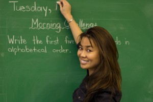 Confident Teacher