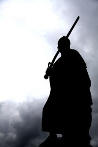 a medieval warrior