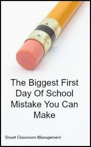 The Biggest First Day Of School Mistake You Can Make