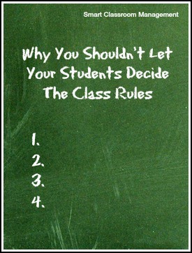Why You Shouldn't Let Your Students Decide The Class Rules