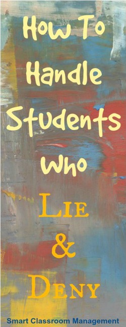 Students Who Lie And Deny