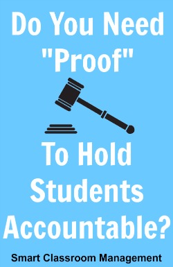 Do You Need Proff to Hold students Accountable?