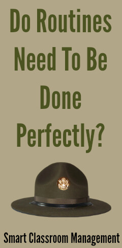 Do Routines Need To Be Done Perfectly?